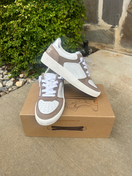 Vintage Havana Brown Suede Sneaker