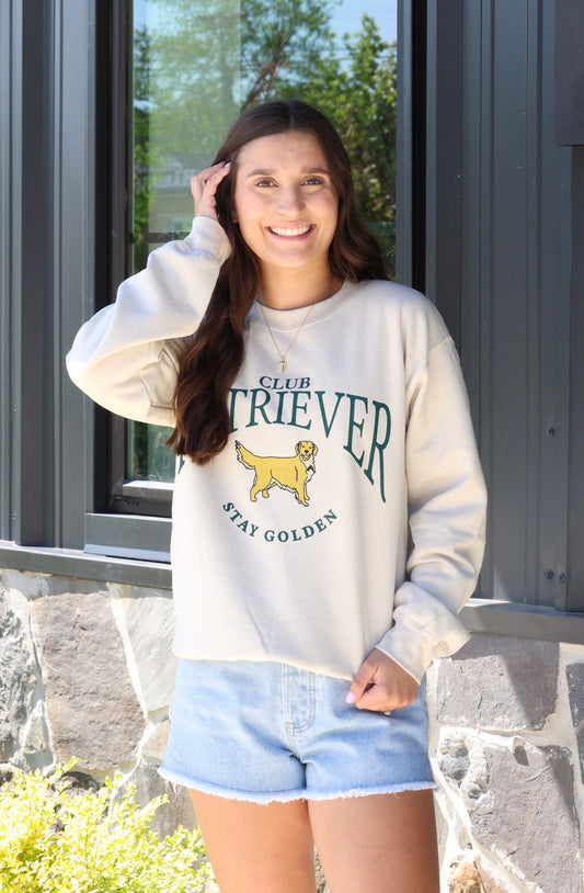 Club Retriever Khaki Sweatshirt