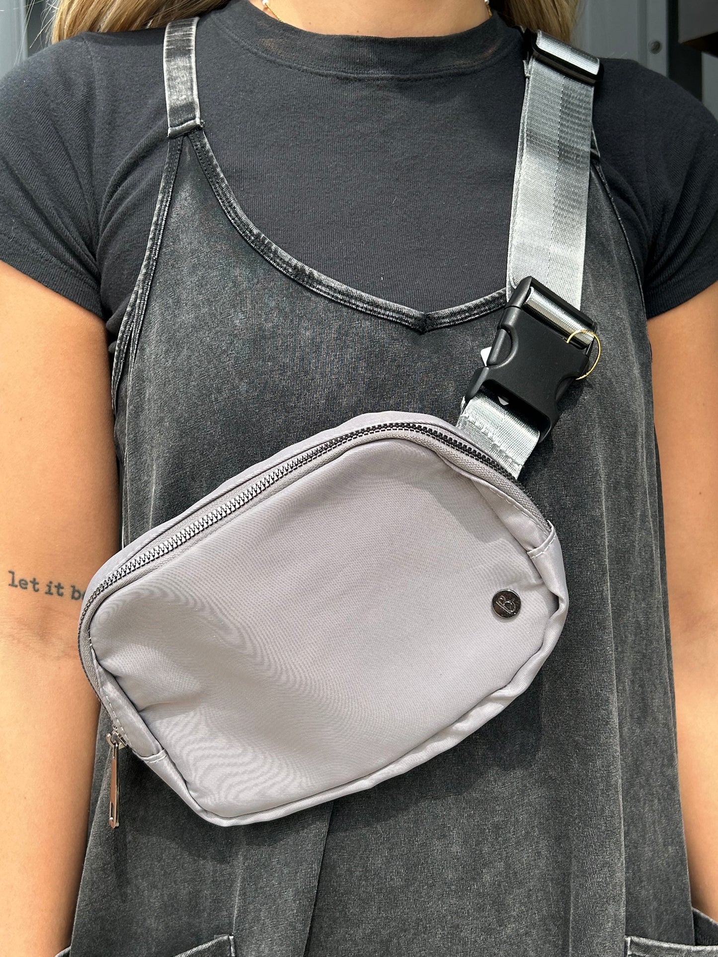 Grey Belt Bag