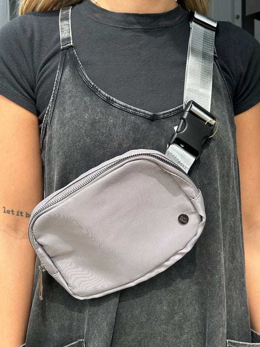 Grey Belt Bag