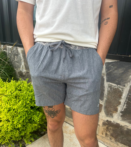 Burlebo Athletic Shorts Grizzly Gray