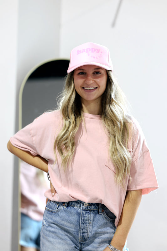 Light Pink Cropped T-Shirt