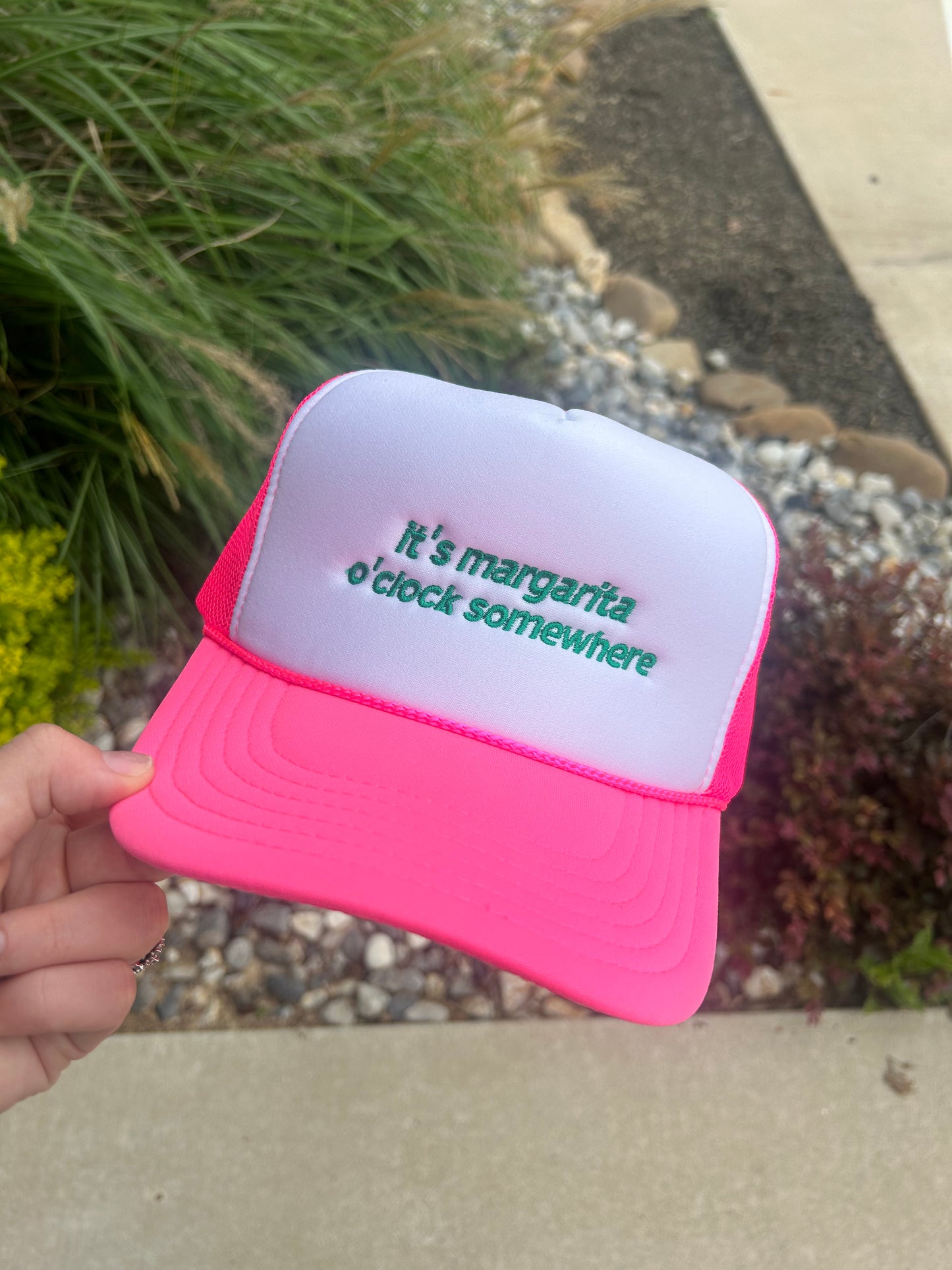 It's Margarita O'Clock Somewhere Trucker Hat