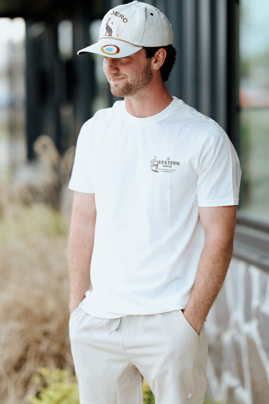 Sendero Western Show White T-Shirt