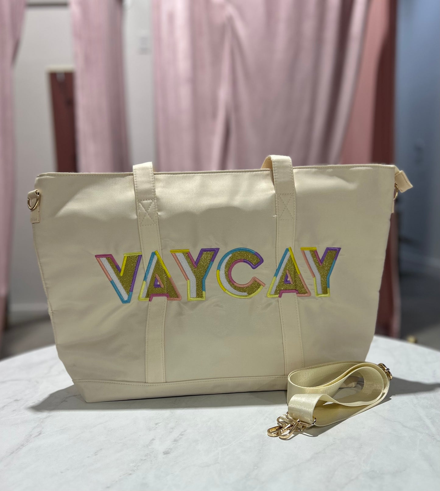 Vacay Letter Bag